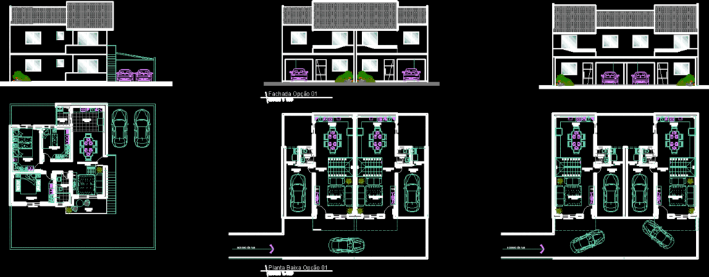 Residence 2D DWG Block for AutoCAD