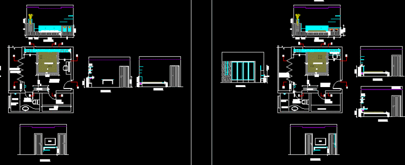 Residence – Complete Interior DWG Block for AutoCAD