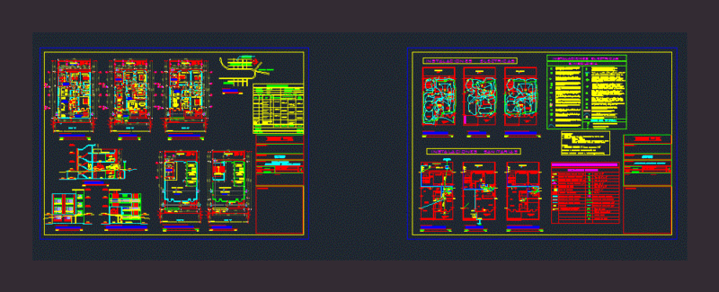 Residence DWG Block for AutoCAD