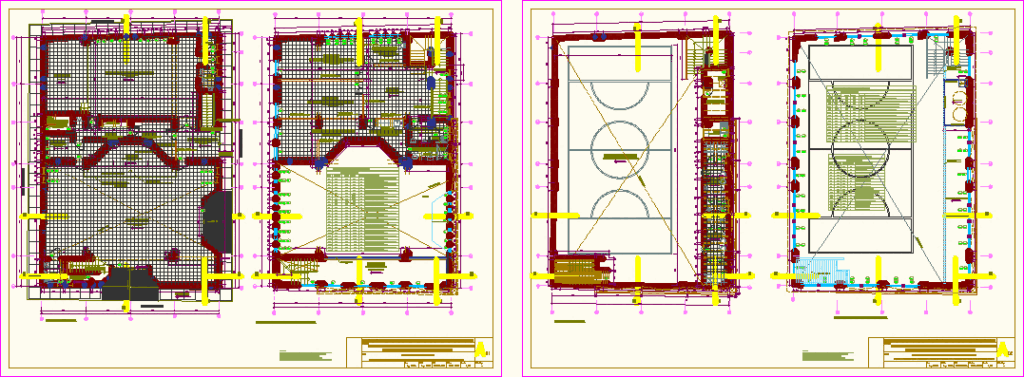 Residence DWG Block for AutoCAD