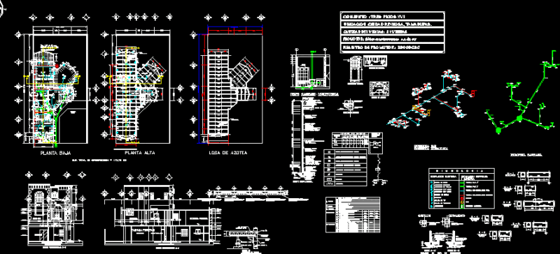 Residence DWG Detail for AutoCAD