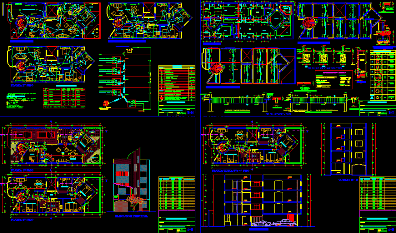 Residence DWG Full Project for AutoCAD