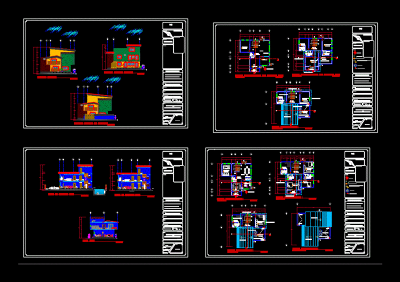Residence DWG Full Project for AutoCAD