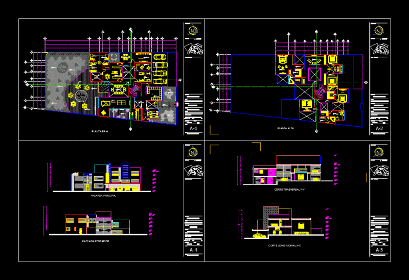Residence DWG Full Project for AutoCAD