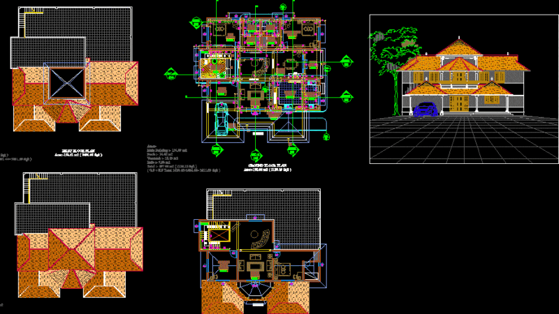 Residence DWG Full Project for AutoCAD