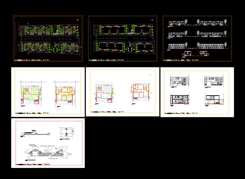 Residence DWG Section for AutoCAD