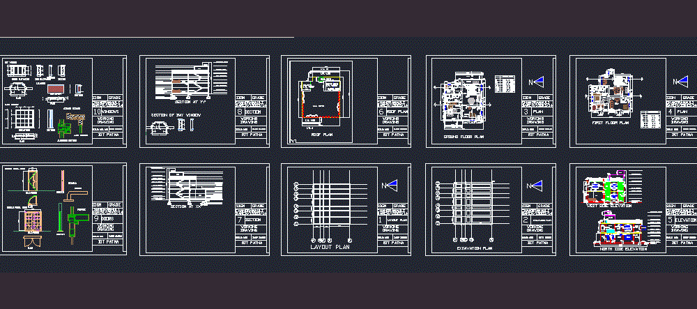 House 2D DWG Full Plan for AutoCAD  DesignsCAD