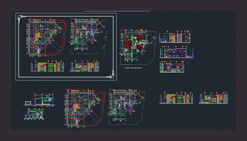 Residence DWG Section for AutoCAD