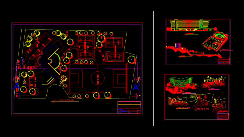 Residence Hall DWG Block for AutoCAD