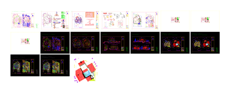 Residence In Golf Club DWG Block for AutoCAD