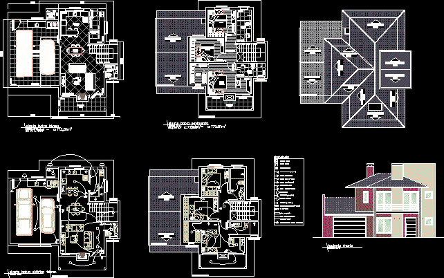 План дома dwg