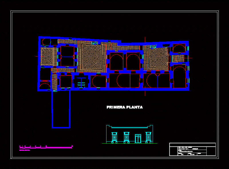 Residence Ugarte Street 207 DWG Elevation for AutoCAD