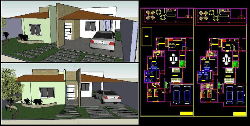 Residencial Project DWG Full Project for AutoCAD