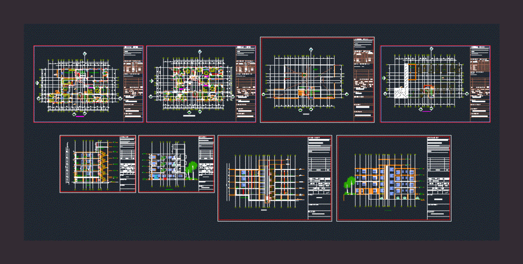 Residential Apartment DWG Block for AutoCAD