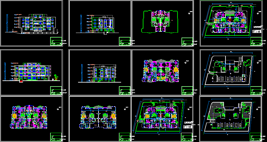 Residential Building DWG Block for AutoCAD • Designs CAD