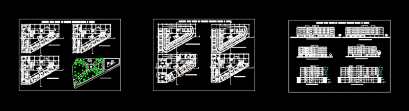 Residential Building DWG Section for AutoCAD