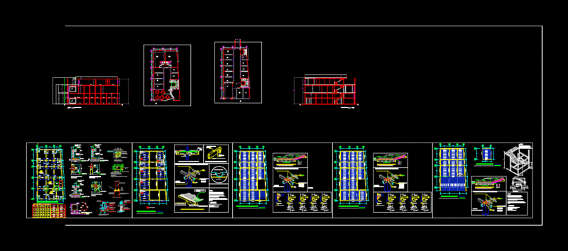 Residential Commercial Building Conduven Hollow Section DWG Section for AutoCAD