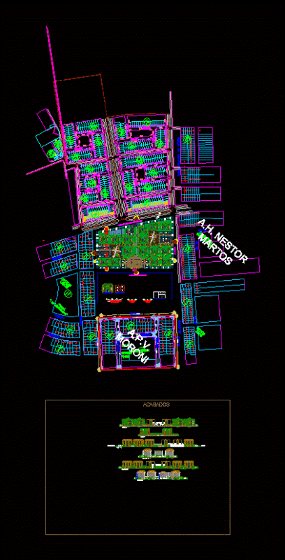 Residential Complex DWG Block for AutoCAD