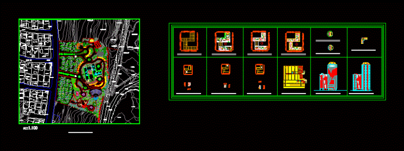 Residential Design DWG Section for AutoCAD