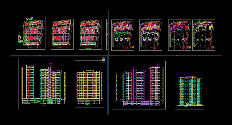 Residential DWG Block for AutoCAD