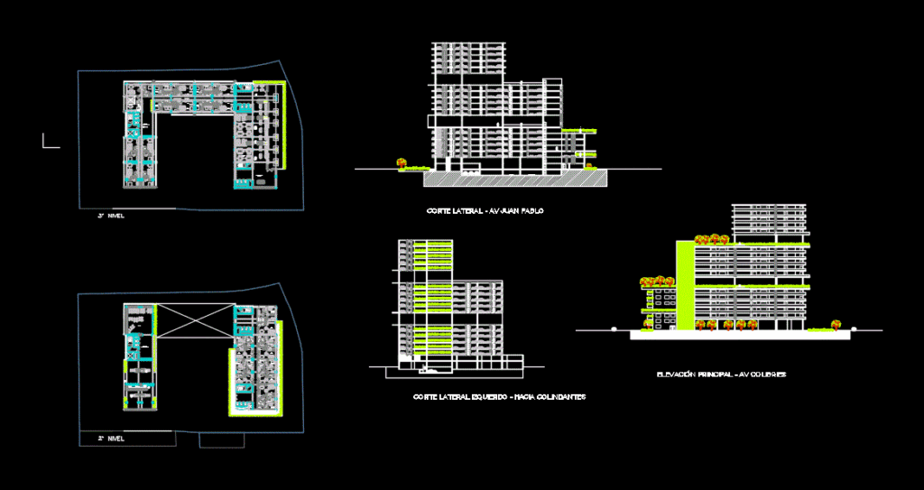 Residential DWG Block for AutoCAD
