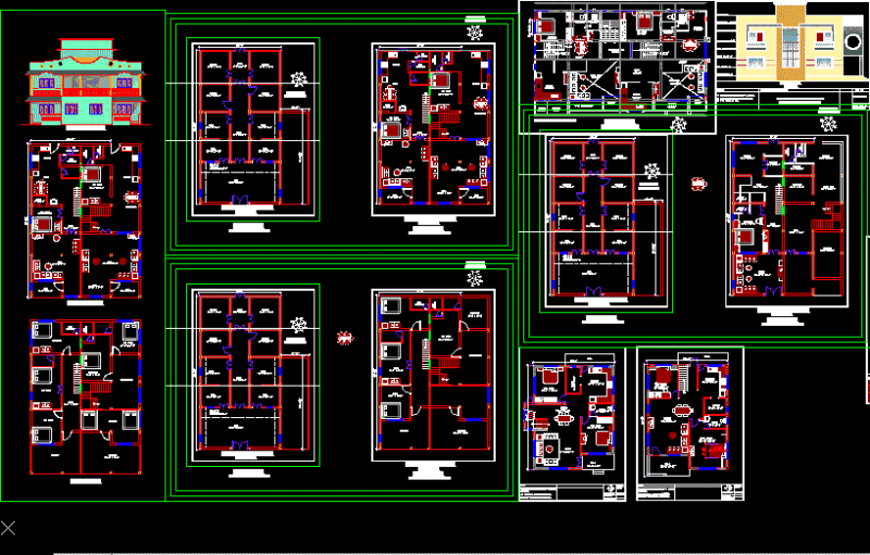 Residential DWG Full Project for AutoCAD