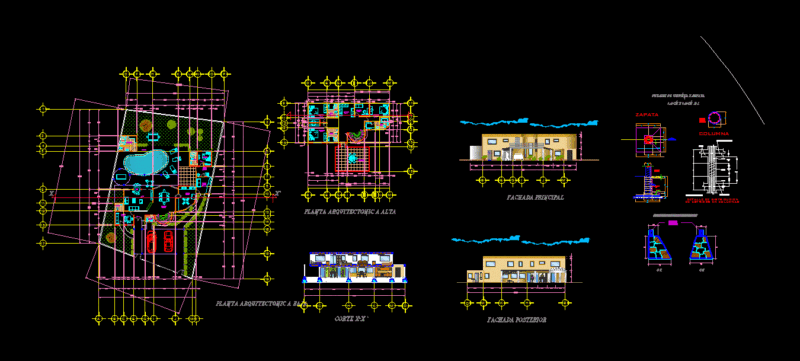Residential DWG Full Project for AutoCAD