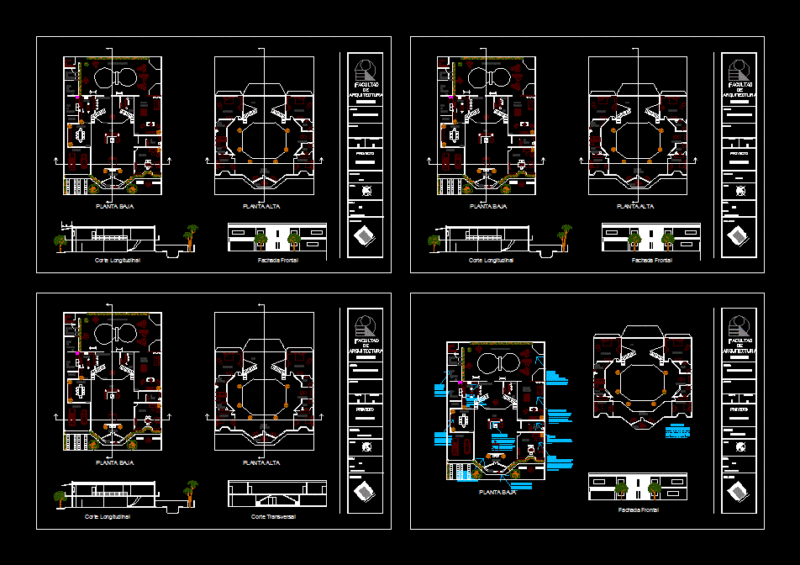 Residential DWG Section for AutoCAD