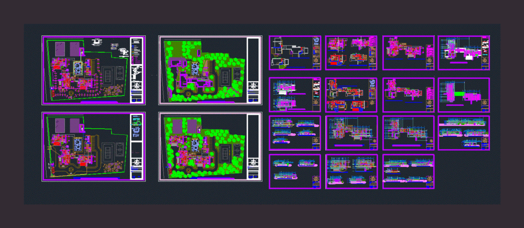 Residential DWG Section for AutoCAD