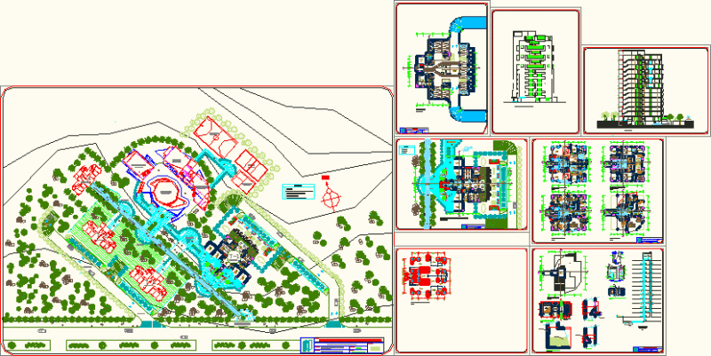 Residential Group DWG Plan for AutoCAD