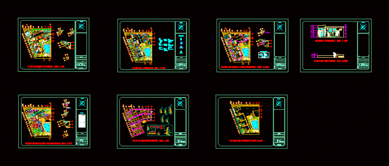 Residential Home DWG Block for AutoCAD