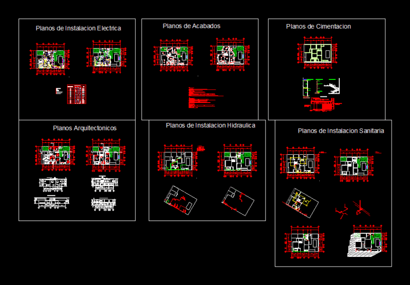 Residential Home DWG Plan for AutoCAD
