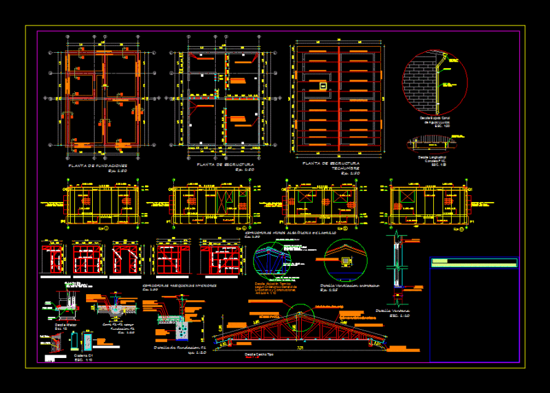 Residential House 5022 M2 DWG Block for AutoCAD