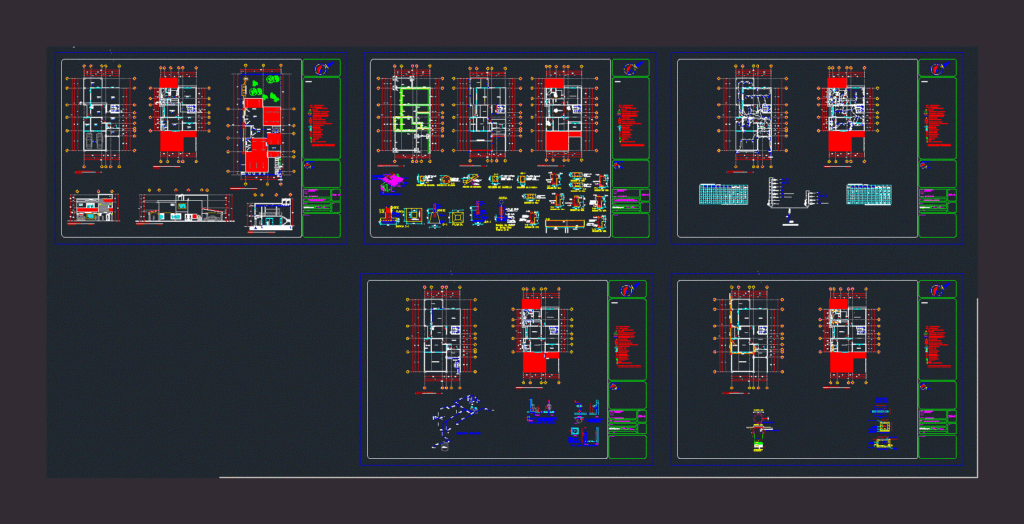 Residential House Carlos Arellano DWG Plan for AutoCAD