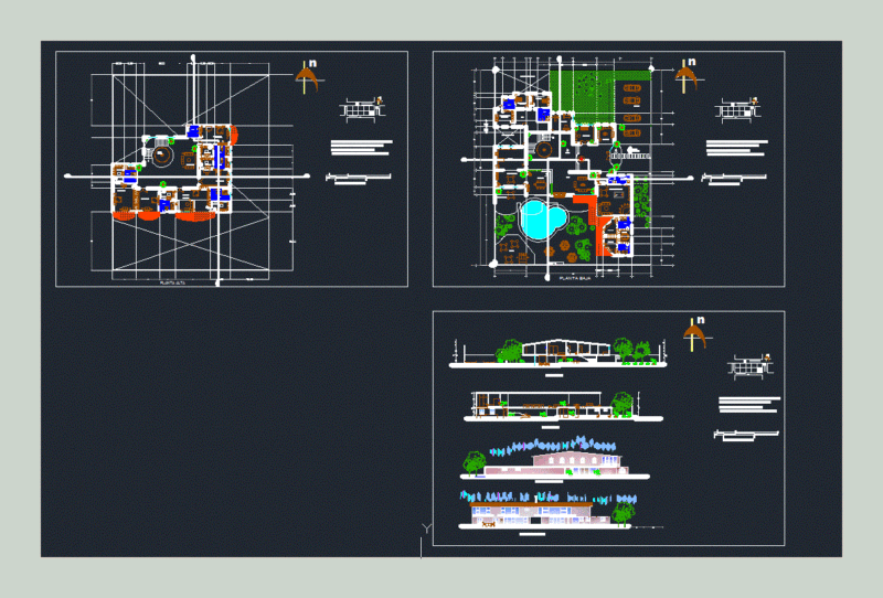 Residential House DWG Section for AutoCAD