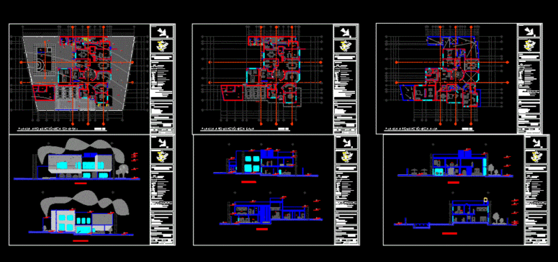 Residential House DWG Section for AutoCAD