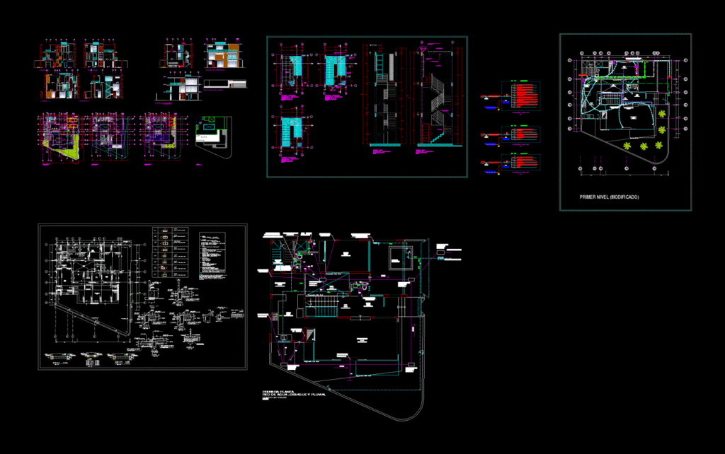 Residential Housing DWG Block for AutoCAD