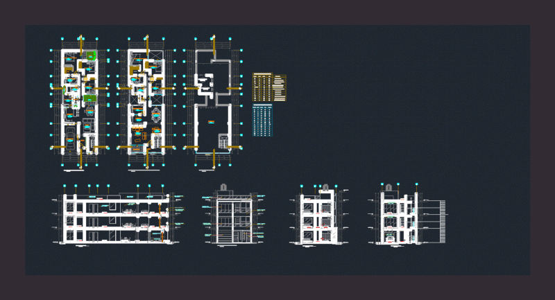 Residential Housing DWG Block for AutoCAD