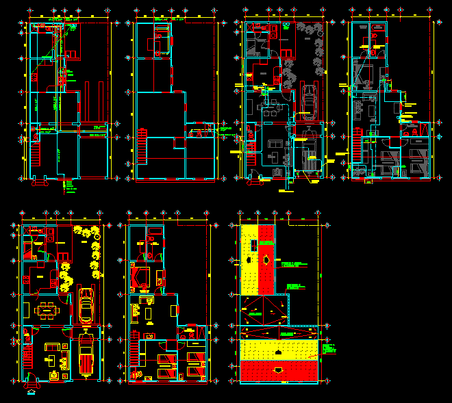 Residential Housing DWG Block for AutoCAD • Designs CAD