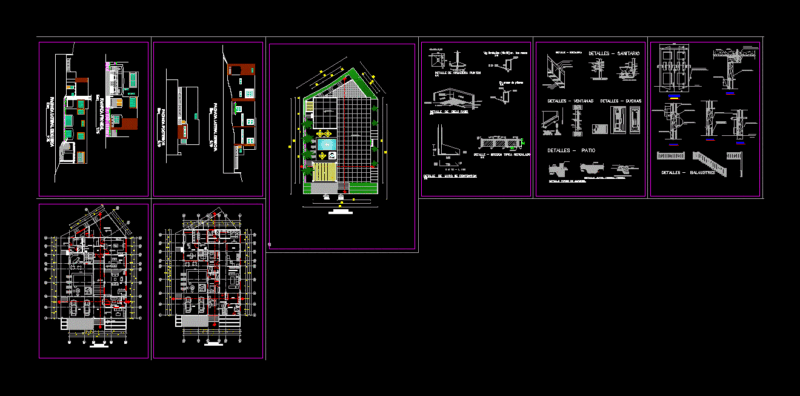 Residential Land DWG Section for AutoCAD