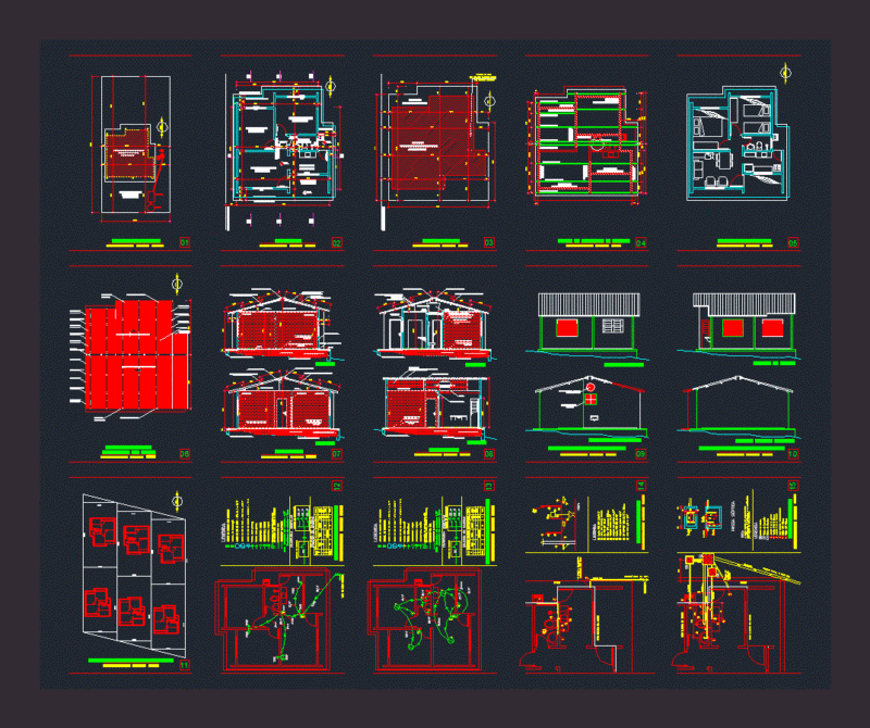 Residential Project DWG Full Project for AutoCAD