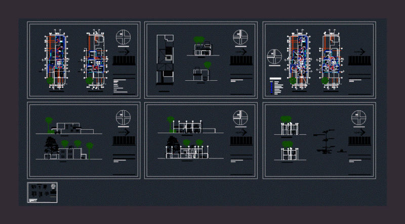 Residential Project DWG Full Project for AutoCAD