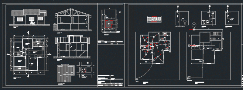 Residential Project DWG Full Project for AutoCAD