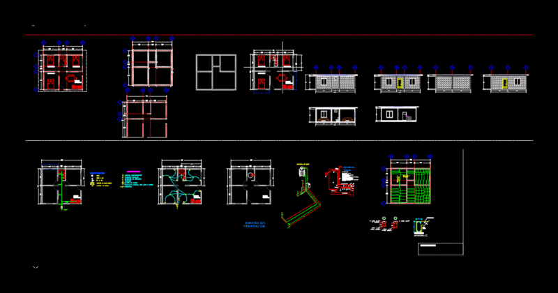 Residential Property DWG Block for AutoCAD