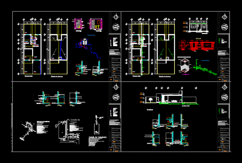 Residential Property DWG Full Project for AutoCAD