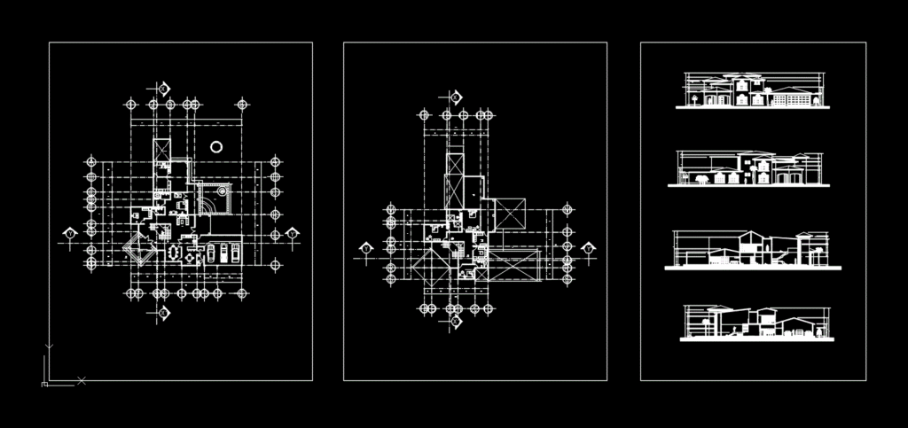 Resindencial House DWG Block for AutoCAD
