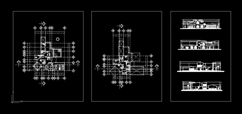 Resindencial House DWG Block for AutoCAD