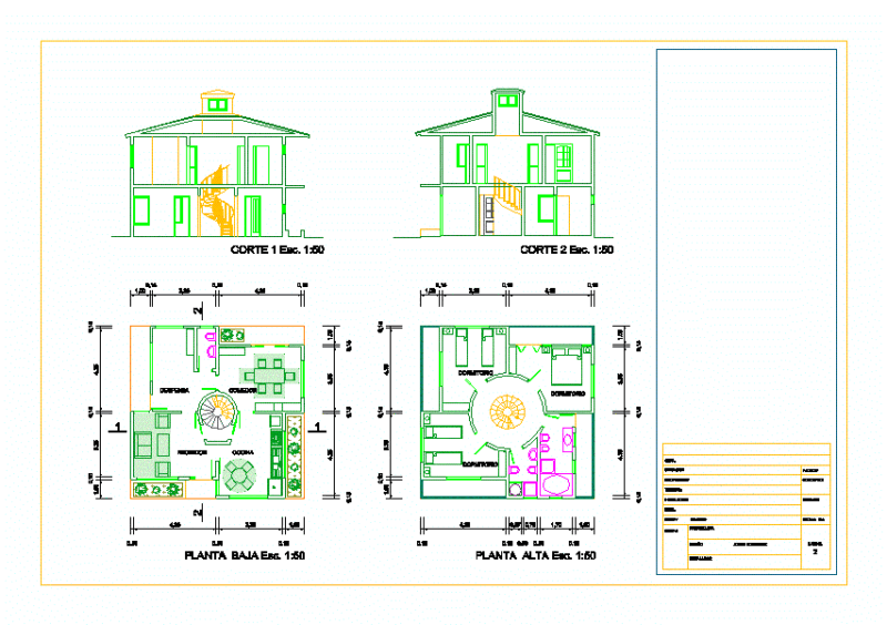 Rest House DWG Block for AutoCAD