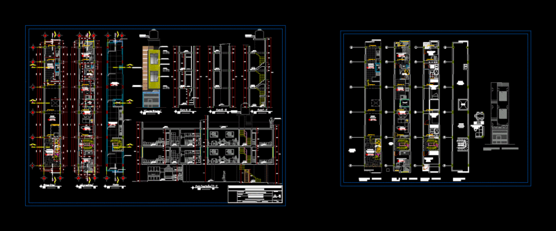 Restaurant – Departments DWG Block for AutoCAD