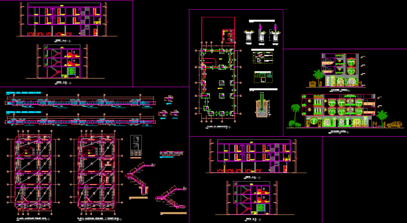 Restaurant – Hostess DWG Section for AutoCAD